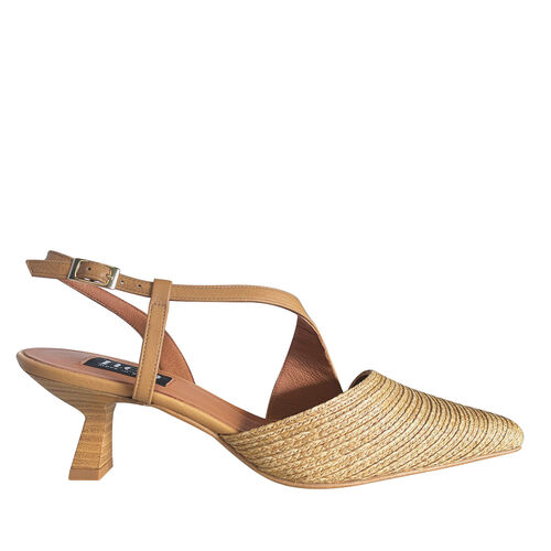 Neo D'Orsay Raffia Pump
